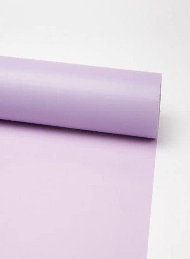 Oasis Gift Wrapping Frosted Cellophane Roll For Multipurpose Hamper Packaging & Flower Bouquet Wrapping, 80cmx25mtr, 1 Roll (Lilac) - Image 1
